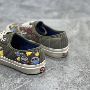 VANS范斯Authentic安纳海姆男女印花低帮休闲帆布板鞋 VN0A54F98F9