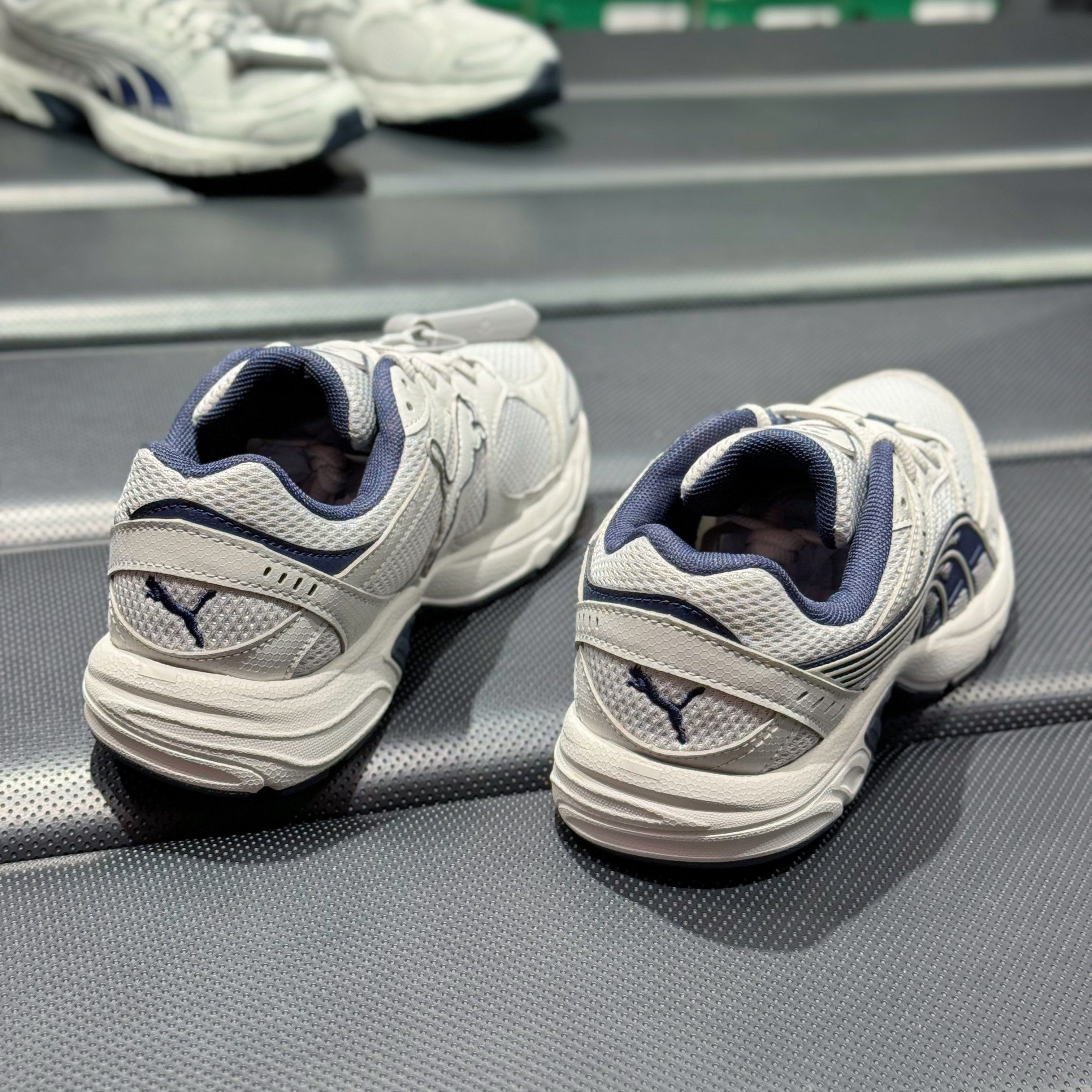 彪马PUMA男女情侣复古低帮轻便透气百搭灰色运动休闲跑步鞋368465