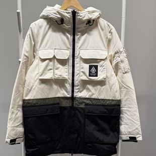 VANS/范斯新款男女情侣中长款运动休闲保暖羽绒服夹克VNOA54HS3KS