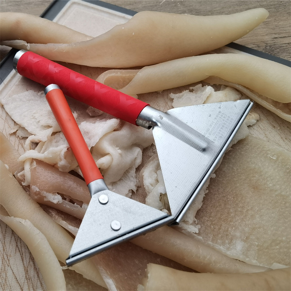 刮猪皮脂肪专用刀肉皮冻去油工具