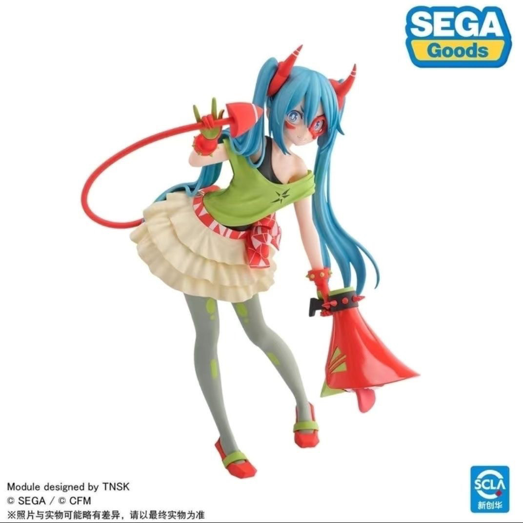 SEGA正版初音未来DEMONSTAR应援小恶魔景品手办
