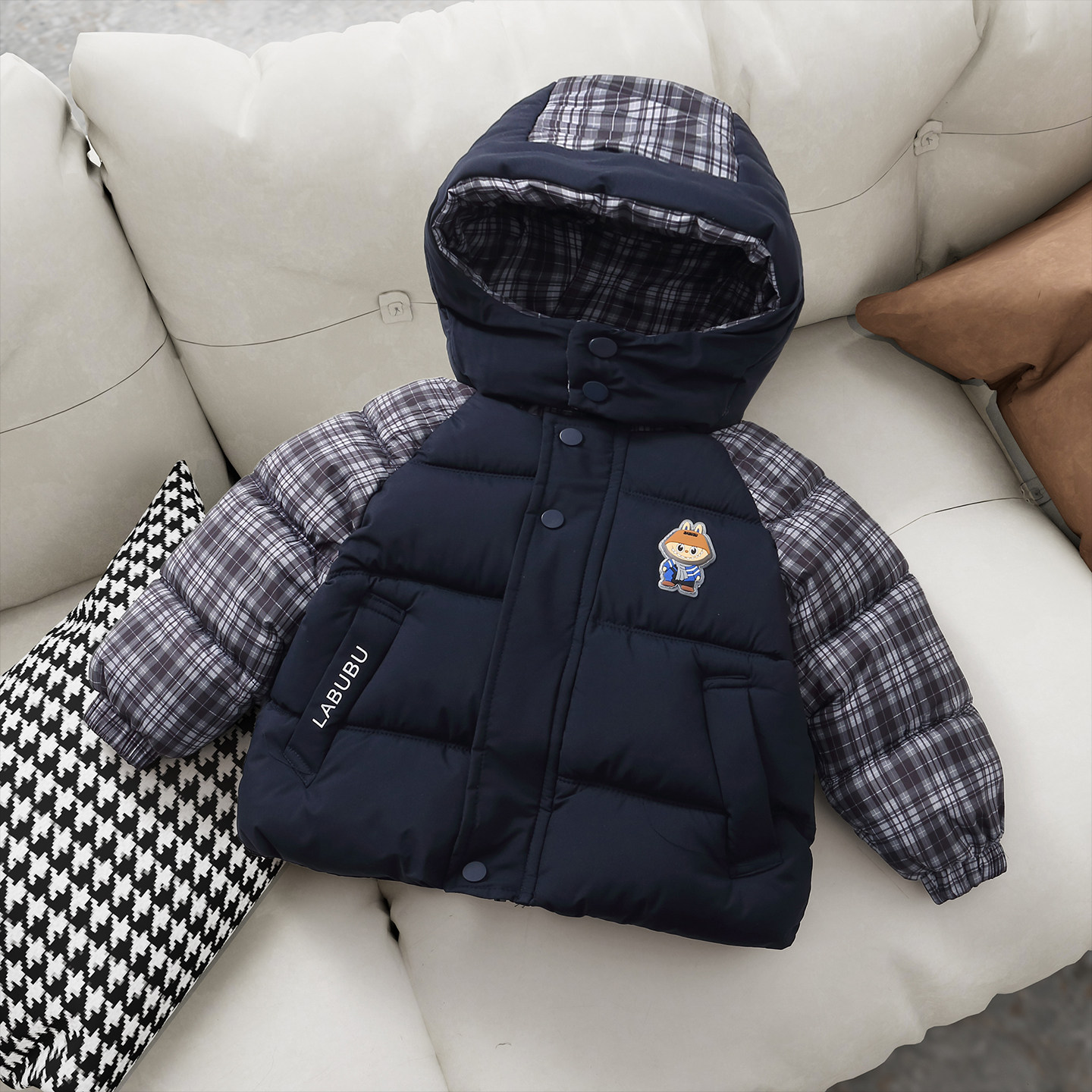 男童棉衣小童加绒加厚棉服冬季儿童羽绒棉袄宝宝冬装洋气婴儿外套,童装/婴儿装/亲子装,棉袄/棉服,淘宝优惠券,粉丝福利购,淘宝优惠卷