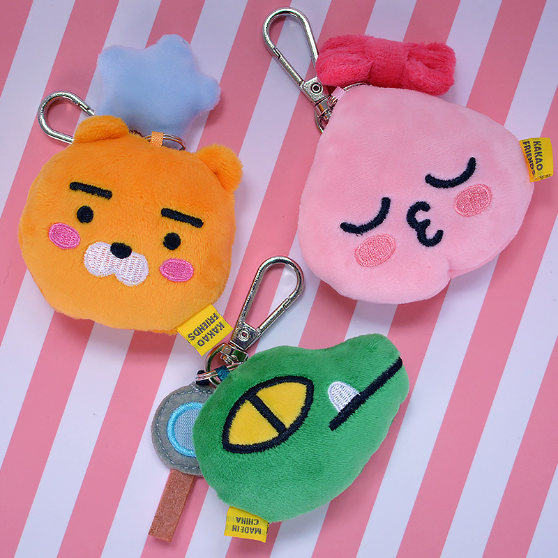 KAKAO Peach Jiang Danni lion Head type Plush Small pendant Pendants Key buckle a doll dollin the Festive supplies/Gift , Gift ideas , Keychain  category - from Buy2taobao.com to provide professional Taobao agent buy service