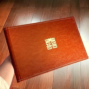 超凡数码婚礼跟拍相册定制高端结婚纱照片打印成册订婚娘家册制作