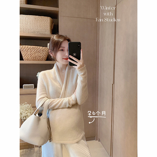 1oo%山羊绒贵气又舒适V领贴身打底衫 软糯天花板 新品 FAN