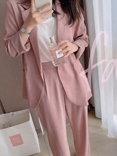 FAN折扣款 可盐可甜的西装外套休闲裤面料垂顺好舒服(可分开拍)