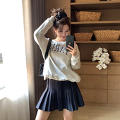 秋新品 原 价209 FAN 周末咖啡馆 字母宽松套头休闲卫衣