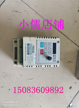 东元TECO7200CX系列变频器 JNTSBDBAR500JK 220V 0.4KW上电测试