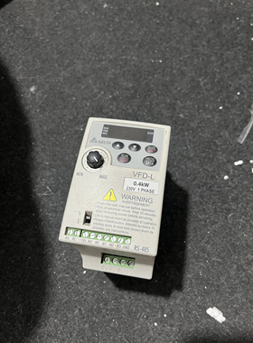 VFD004L21A台达变频器VFD-L 0.4KW 220V二手拆机 功能包好