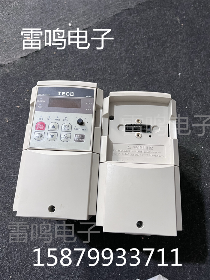 9新TECO东元7300CV变频器JNTHBCBA0001BE-U 0.75KW 380V 不带面板