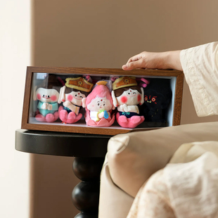 中空立体手办收纳框山西大同文创飞天佛小伴玩偶挂件收纳盲盒相框