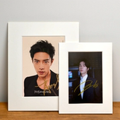 无酸卡纸相框定制折页加厚款 亲签摄影作品博物馆典藏保护级卡纸框