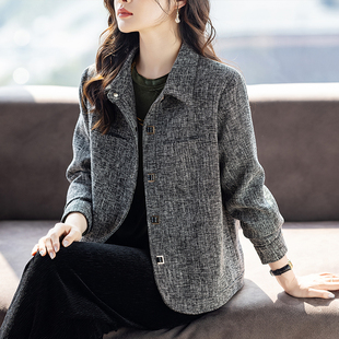 大码女装2026春春季新款高档时尚宽松洋气外套长袖胖妹妹通勤上衣