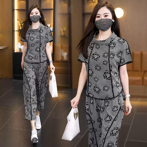 夏季新款大码女装时尚套装