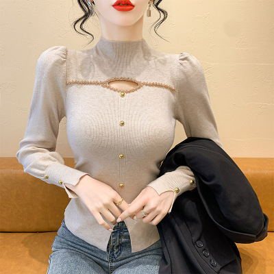 今年流行爆款半高领毛衣