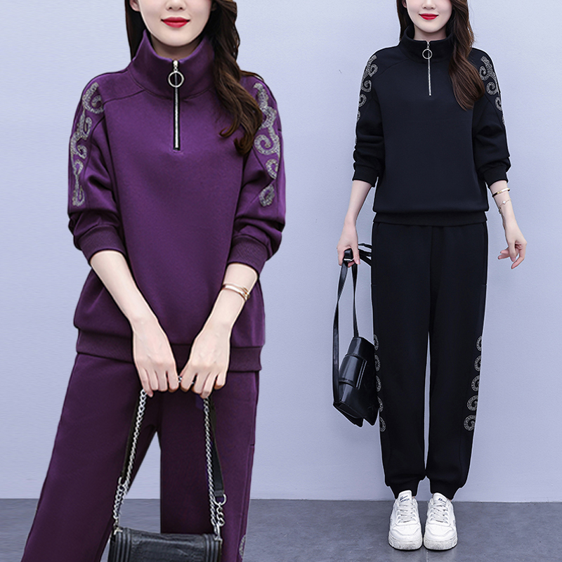 大码女装时尚套装女2025秋季