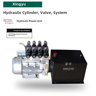 星宇液压动力单元总成220380微型双向液压泵站电动升降平台油缸