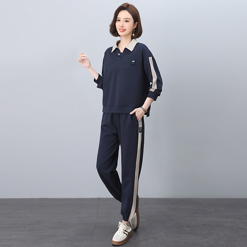 休闲减龄套装女中老年遮肉显瘦宽松卫衣裤子松弛两件套高档妈妈款,女装/女士精品,时尚套装,淘宝优惠券,粉丝福利购,淘宝优惠卷