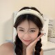 简约MIN字母发箍海绵高颅顶宽边遮发缝夏季 百搭大气2023年E0896