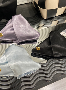 E4604缎面贝壳三角夹13cm2025新发夹后脑勺盘发鲨鱼夹半扎女头饰