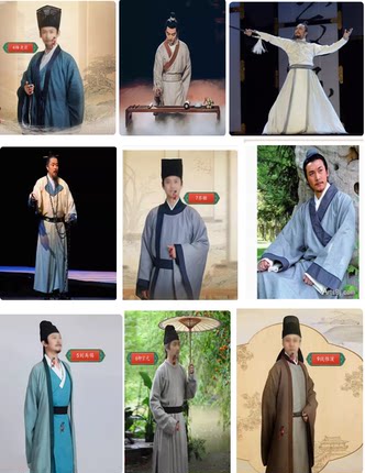 出租典籍里的中国诗人影视古装唐宋八大家李白杜甫白居易屈原服饰