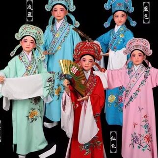 小生戏服出租京剧越剧小生梁祝戏曲儿童梁山伯祝英台十八相送租赁