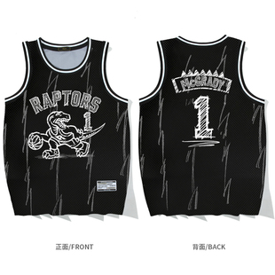 美式速干篮球服伦纳德猛龙卡特15球衣德罗赞手绘RAPTORS麦迪背心