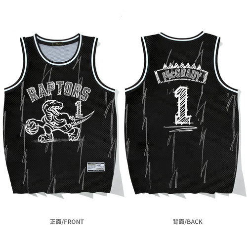 美式速干篮球服伦纳德猛龙卡特15球衣德罗赞手绘RAPTORS麦迪背心