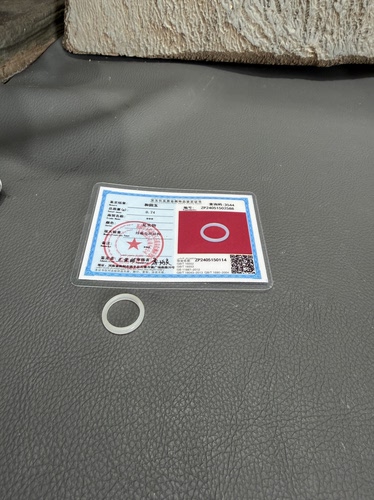 天然和田玉羊脂玉白玉指环戒指跑环4码冰感带证书630号