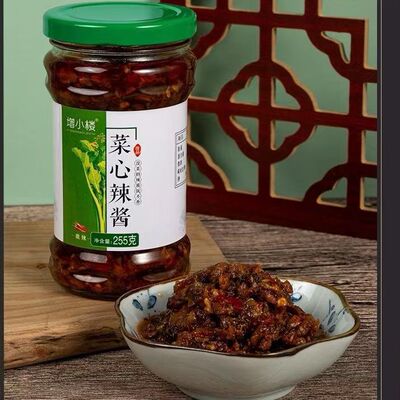 新鲜老广口味增城特产迟菜心辣酱