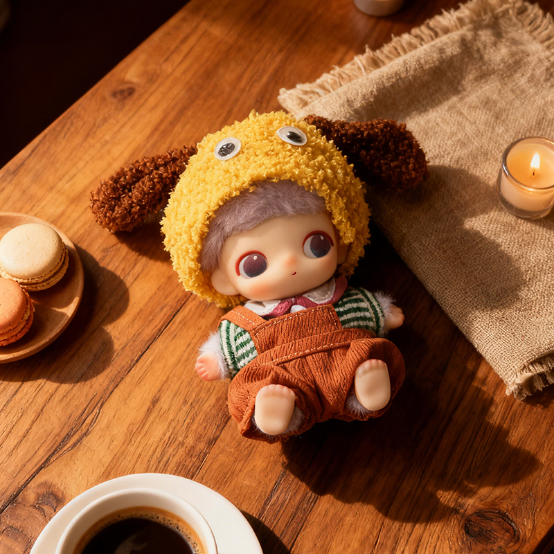 Dimoo新生日记娃衣10cm棉花娃娃衣服可爱套装搪胶毛绒挂件着替,模玩/动漫/周边/娃圈三坑/桌游,潮玩娃衣,淘宝优惠券,粉丝福利购,淘宝优惠卷