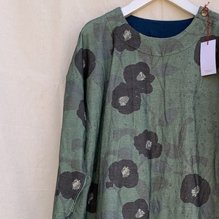 【清样】日单 LE CIEL 春秋磨毛袍子宽松连衣裙 胸115长110