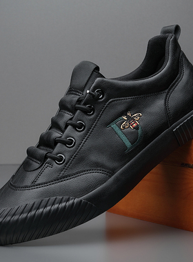 男士皮鞋新款潮男板鞋百搭英伦乐福鞋韩版潮男鞋休闲皮鞋SS20899