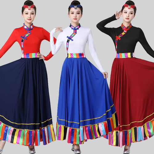 藏族广场舞服装新款民族舞服