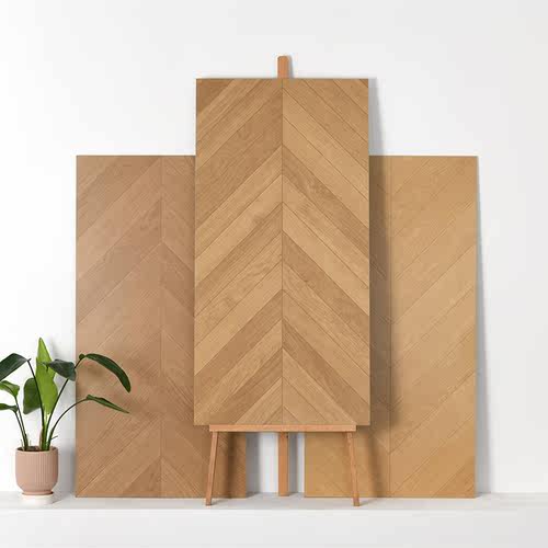 600×1200原木色全瓷鱼骨木纹砖