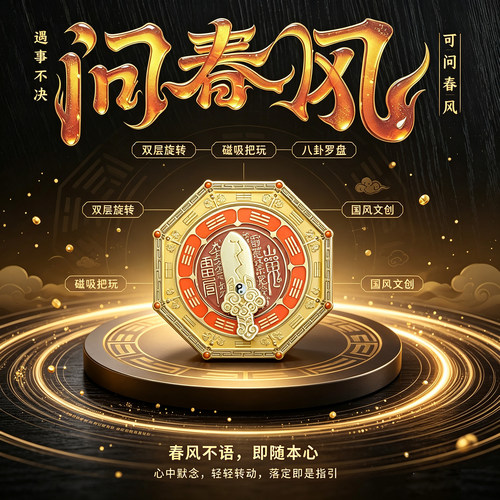 问春风文创旅游罗盘问自己不求人