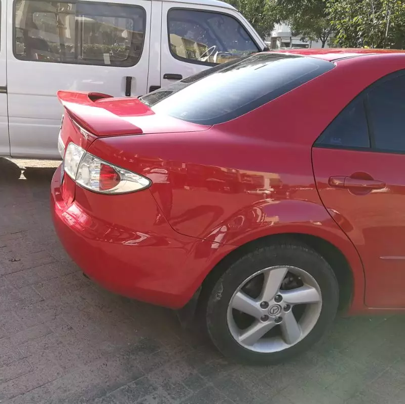 펀칭 구멍이없는 MAZDA 6 리어 윙 MAZDA 6 수정 리어 윙 M6 자동차 수정