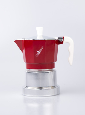 意大利 Top Moka 1杯份摩卡壶 迷你咖啡壶 银色底座 55ML