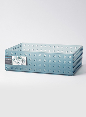 韩国进口SYSMAX收纳框S&S桌面收纳篮周转筐杂物可堆叠收纳盒