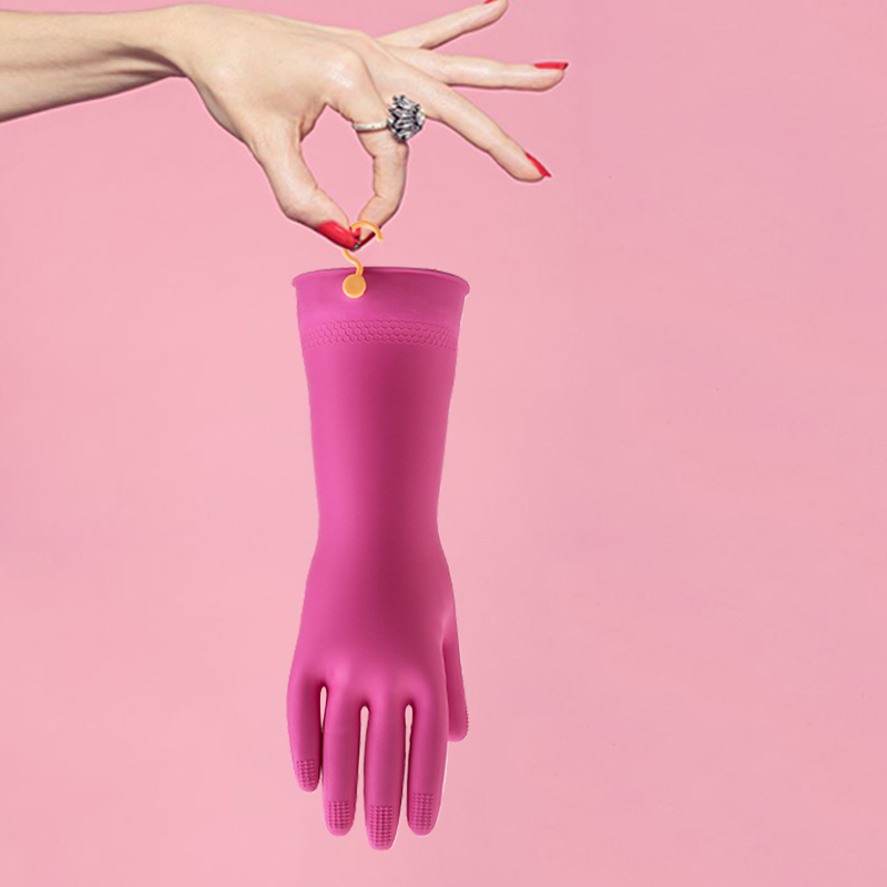 韩国myungjin乳胶手套清洁防水