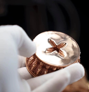 紫铜金刚杵莲花底座九股金刚杵五股降魔杵底座做工精美殊胜