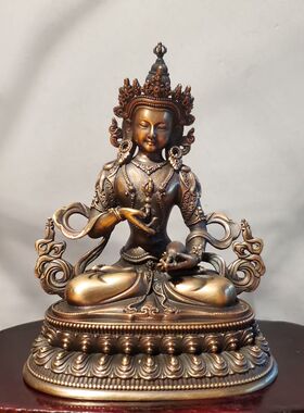 纯铜金刚萨埵菩萨佛像车载摆件