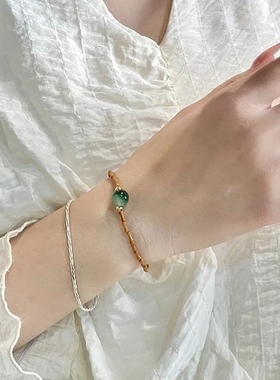 橄榄核竹节新中式小众