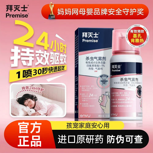 拜灭士杀虫气雾剂24小时持效