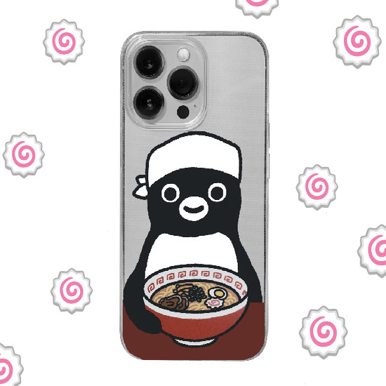 猫寝 jr日本suica西瓜卡沙雕企鹅手机壳拉面磨砂软壳备注型号即可华为荣耀小米一加vivo三星索尼手机壳也有