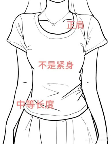 大宇推荐【小马刺绣短袖】t恤女圆领正肩修身紧身上衣