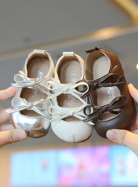 春秋季新款女宝宝鞋子0一1-2岁小童公主单鞋防滑软底婴儿学步鞋子