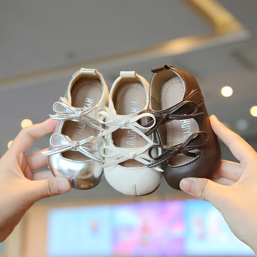 春秋季新款女宝宝公主单鞋