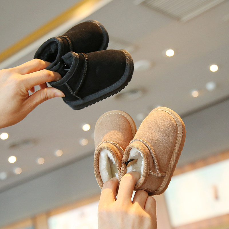 冬季加厚保暖宝宝雪地靴