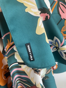 出口外单西班牙BIMBA YLOLA女小众装饰巾围巾多功能披肩森系复古